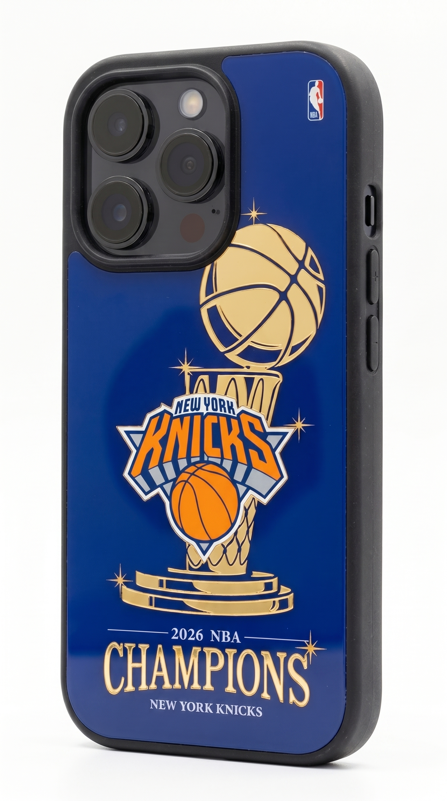 New York Knicks | Gold Acrylic Case – NBA Championship Case (Ships June 29)