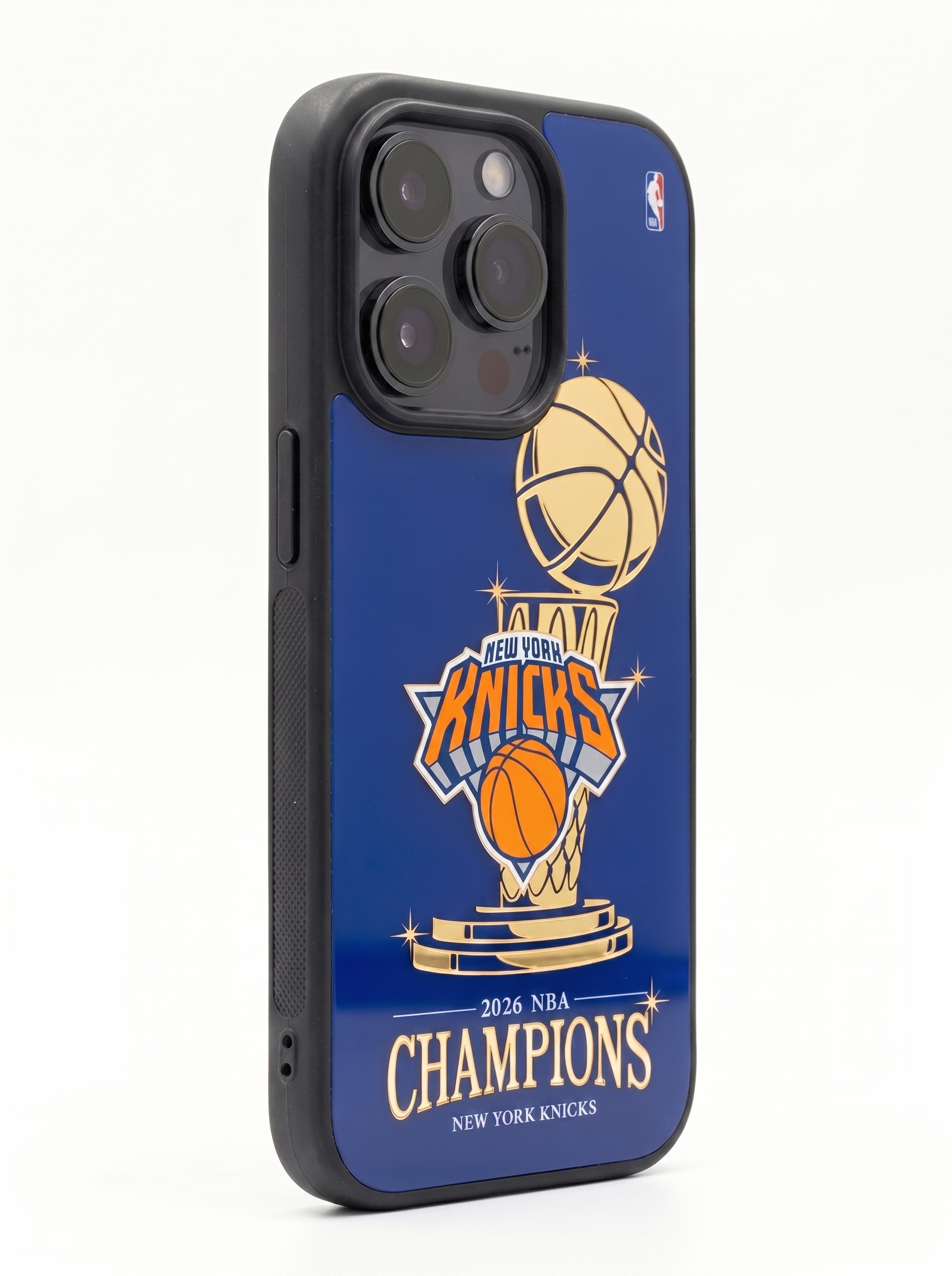 New York Knicks | Gold Acrylic Case – NBA Championship Case (Ships June 29)